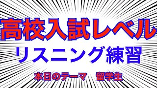 高校入試レベルリスニング 留学生 [upl. by Bowyer]