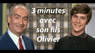 3 minutes Louis de Funès avec son fils Olivier de Funès [upl. by Rakso]