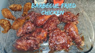 Barbecue Fried Chicken Recipe  Jamaican Style Recipe Done In America  Chef Dwight [upl. by Aniryt700]