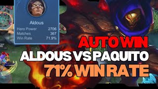 HOW TO WIN EVERY LANE AS ALDOUS 71 WIN RATE  MLBB MOBILE LEGEDNS [upl. by Ahsauqram]