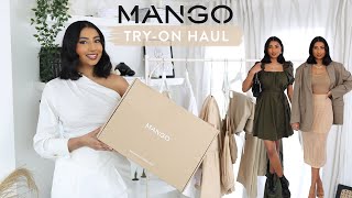 MANGO TRY ON HAUL  NEW IN SPRING SUMMER NEUTRAL OUTFIT STYLING  NOORIE ANA [upl. by Iclehc]