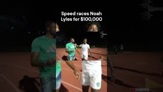 IShowSpeed Races the Worlds Fastest Man Noah Lyles For 100000👟💰 [upl. by Sharla]