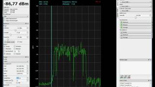 Aaronia Spectran measuring DVBT signal [upl. by Calmas]