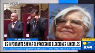 ENTREVISTA SILVIA SALAME  SENADORA Y EXMAGISTRADA  PRIMERA EDICIÓN  ABYA YALA TV [upl. by Pani328]