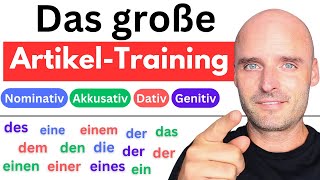 🛑 Das große ArtikelTraining  90 fallen hier durch 🛑 [upl. by Ahsitel]