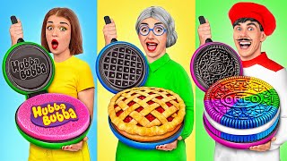 Me vs Grandma Cooking Challenge  Crazy Challenge by Multi DO Smile [upl. by Renae]