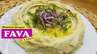 ENFES Fava Mezesi Nasıl Yapılır Tekmili HER SOFRAYA YAKIŞIR  Bakla Fava Tarifi  Meze Tarifleri [upl. by Farris]