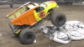 Dirt Crew Monster Truck freestyle from Salt Lake City Utah 2016 [upl. by Enra]