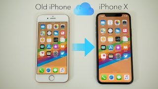 How to Backup Old iPhone amp Restore to iPhone X Setup Process [upl. by Kroy43]