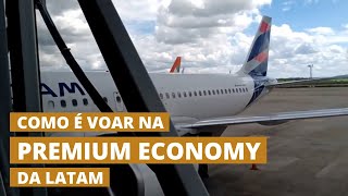 COMO É VOAR NA PREMIUM ECONOMY DA LATAM  CONFINS  CONGONHAS [upl. by Hightower957]