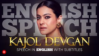 ENGLISH SPEECH  KAJOL DEVGAN Adopting Clean Habits English Subtitles [upl. by Freda]