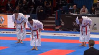 Team Kata  Bunkai KANKU SHO by TURKEY  21st WKF World Karate Championships [upl. by Gebelein180]