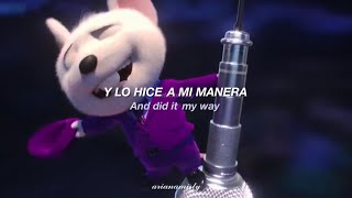 Mike Sing  Seth MacFarlane  My Way sub español  inglés lyrics [upl. by Tamara]