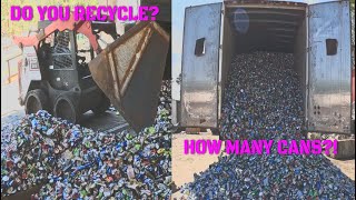 How Many Aluminum Cans will Fit into a 53FT Trailer Check out how we Recycle Aluminum Cans [upl. by Hassett]