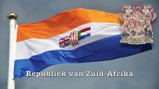 Flag anthem of South Africa19611994 quotVlagliedquot [upl. by Esenwahs498]