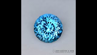 553ct Electric blue Topaz  Brazil [upl. by Alaek]