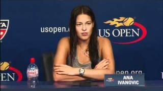 2010 US Open Press Conferences Ana Ivanovic Second Round [upl. by Tufts863]