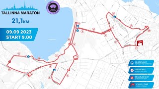 Tallinna Maraton 21km RADA 2023 [upl. by Ilamad]