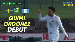 ASÍ FUE EL DEBUT DE ARQUIMIDES ORDÓÑEZ EN EUROPA 🇬🇹 🇸🇪 [upl. by Rahcir]