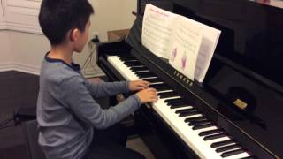 Piano John thompsons easiest piano course PART 4 melody in the left hand at the ball [upl. by Medea]