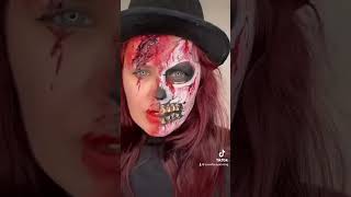 Halloween face painting Special effect specialeffect facepainting faceart facepainting [upl. by Rosario575]