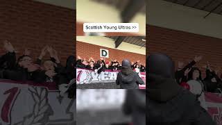 🥁👏🏻 petershill ultras football scotland [upl. by Rebmaed]