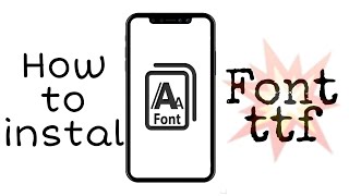 Cara pasang font format ttf dioppotest oppo f1s [upl. by Artie108]