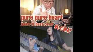 KON케이온  Pure Pure Heartぴゅあぴゅあはと GuitarampBass Cover [upl. by Monson438]