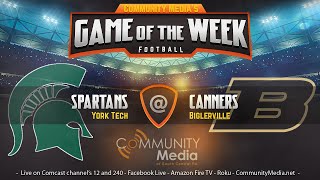 Game of the Week  York Tech  Biglerville Canners 1092020 [upl. by Eremahs]