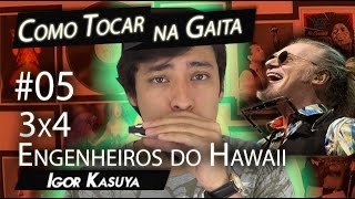 Como Tocar na Gaita 05  3x4 Engenheiros do Hawaii  Igor Kasuya [upl. by Anir532]