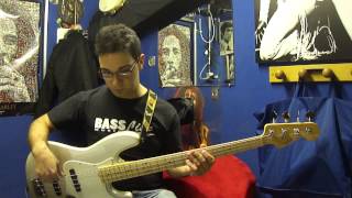 Penso Positivo Jovanotti  bass cover [upl. by Bowden]