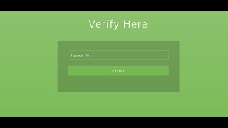 OTP VERIFICATION SYSTEM [upl. by Nnyre]