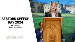 Seaford Speech Day 2024  Head Girl Ella Mitchells Speech [upl. by Hamon]