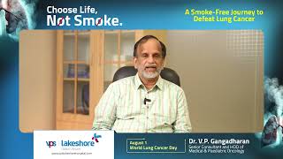 Dr VP Gangadharan  Lung Cancer Awareness  VPS Lakeshore Hospital [upl. by Natie]