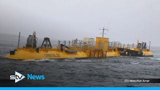 Worlds most powerful tidal turbine switched on [upl. by Gula]