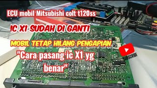 cara memperbaiki ECU mobil MITSUBISHI colt T120ss hilang pengapian [upl. by Giselbert489]