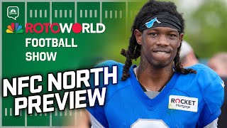 NFC North Preview Packers WRs Jameson Williams and more  Rotoworld Football Show FULL SHOW [upl. by Anelaj]