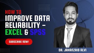 How to Improve Data Reliability  EXCEL amp SPSS [upl. by Pufahl]