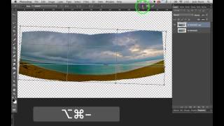 Working with a Panoramic Image in Photoshop [upl. by Tayler117]