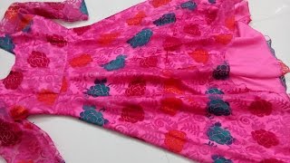 High Low Umbrella cut dress  DIY  Part 2  The Neelz Show [upl. by Luapnoj860]