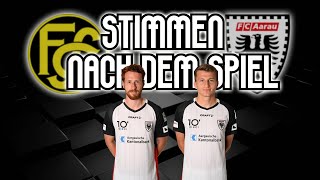 Stimmen nach dem Ligaspiel FC Schaffhausen vs FC Aarau 18102024 [upl. by Walker]