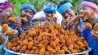 FRIED CHICKEN DRUMSTICK  Chicken Fry Recipe with Mashed Potato  Chicken Recipe Cooking In Village [upl. by Arliene]