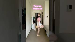 Taeyeon ‘Weekend ’ taeyeon weekend snsd kpop dance cover challenge crochet handmade [upl. by Iolenta]