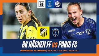 BK Häcken vs Paris FC  UEFA Women’s Champions League 5a Gruppspelsomgången Hela Matchen [upl. by Willis]