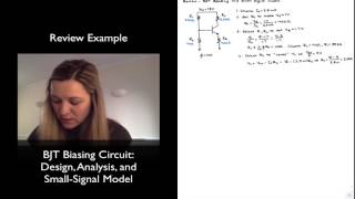 BJT Biasing Review Example [upl. by Graubert]