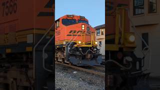 BNSF freight passes the historic UD tower shorts fyp bnsf railfanning illinois chicago rail [upl. by Ansela]