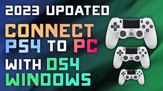 How to Use a PS4 Controller on PC w DS4 Windows  Updated 2023 GuideWalkthrough [upl. by Nerita]