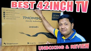 Best 42inch TV Under Rs15000  Full HD LED Smart Android TV  Unboxing and Review 👍👍 [upl. by Gnanmas]