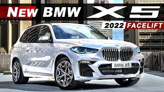 New BMW X5 2022 LCI  Renderings of The G05 Facelift with Headlight Redesign [upl. by Casar]