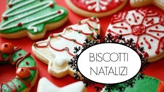 BISCOTTI DI NATALE CON GLASSA COLORATA [upl. by Ennoved719]